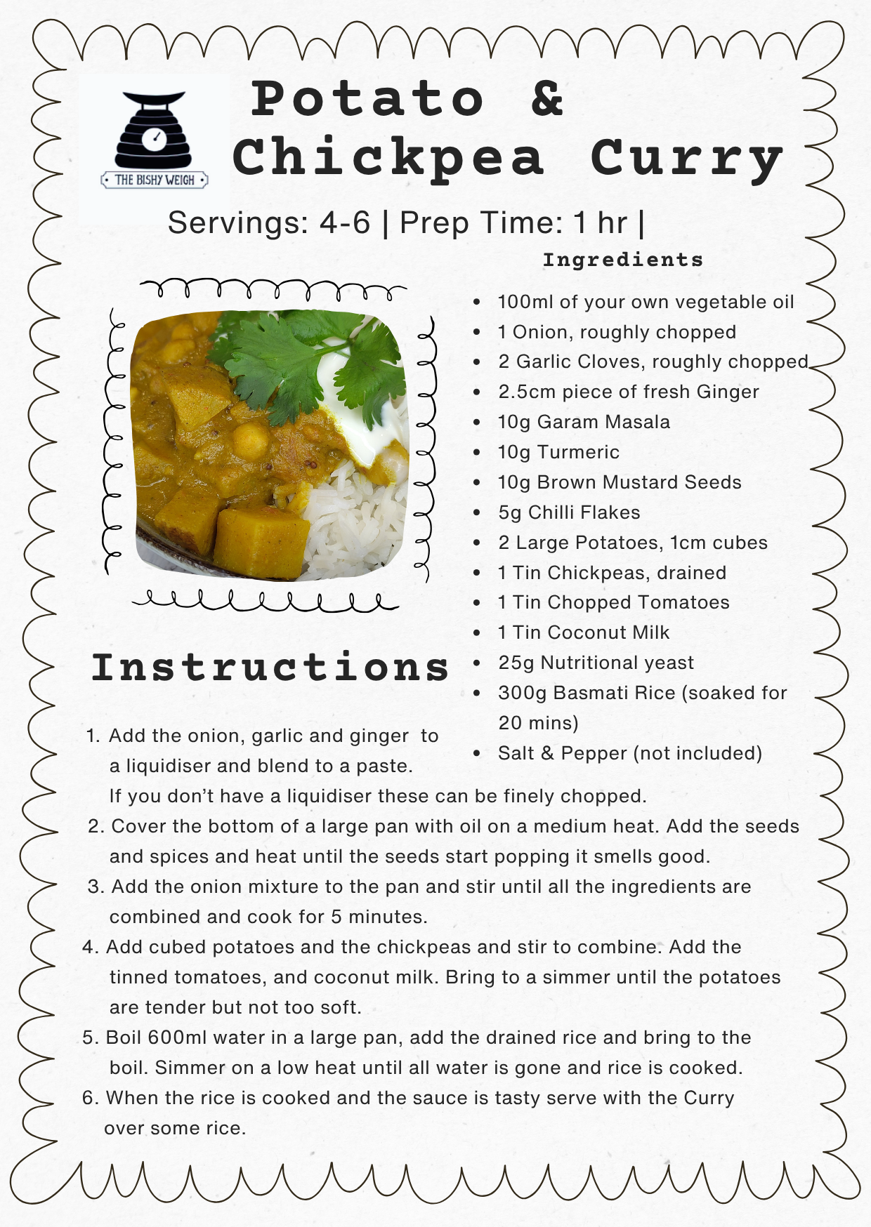 Potato & Chickpea Curry