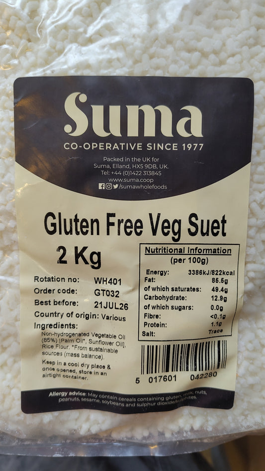 Suet Vegan Gluten Free 100g