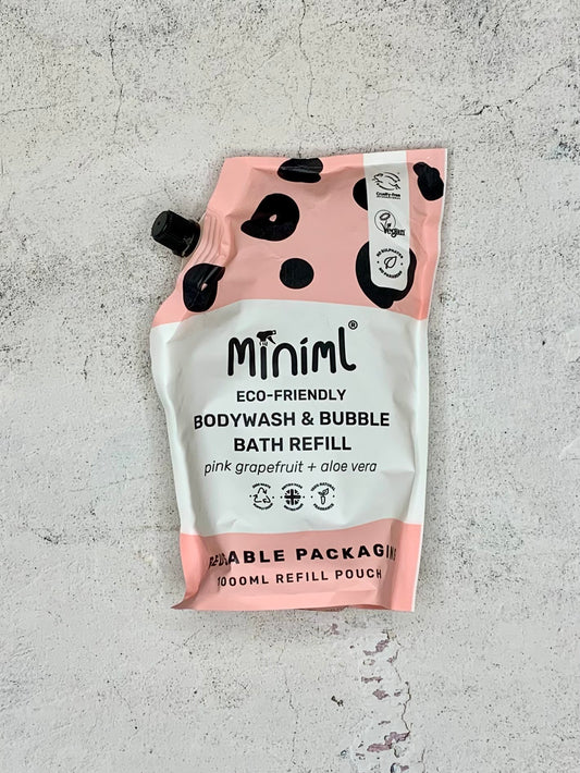 Miniml Bodywash and Bubble Bath - 1L