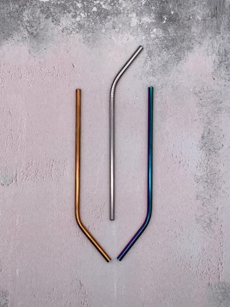 Metal Straws - Angled
