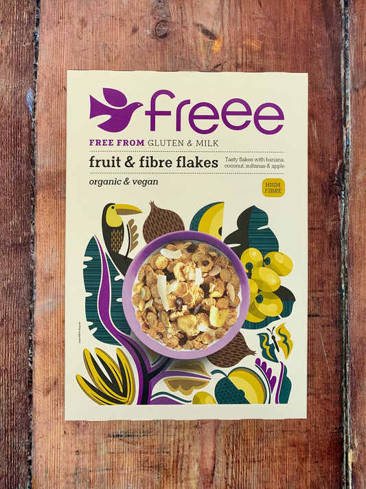 Organic Gluten Free Fruit and Fibre Flakes 375g